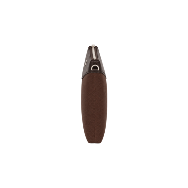 BAGCO premium brown envelope crossbody bag front view