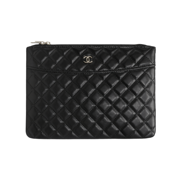 CHANEL Black Quilted Pouch for Women