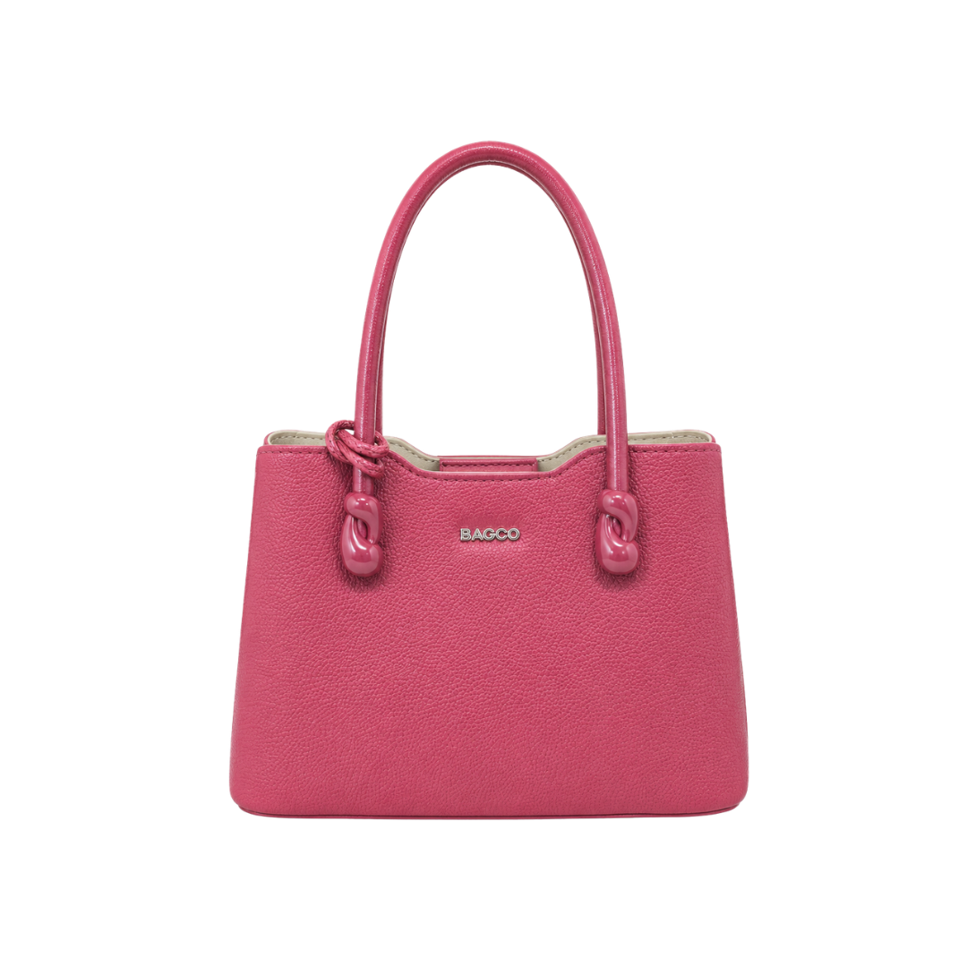 BAGCO Rose Pink Handbag for Women
