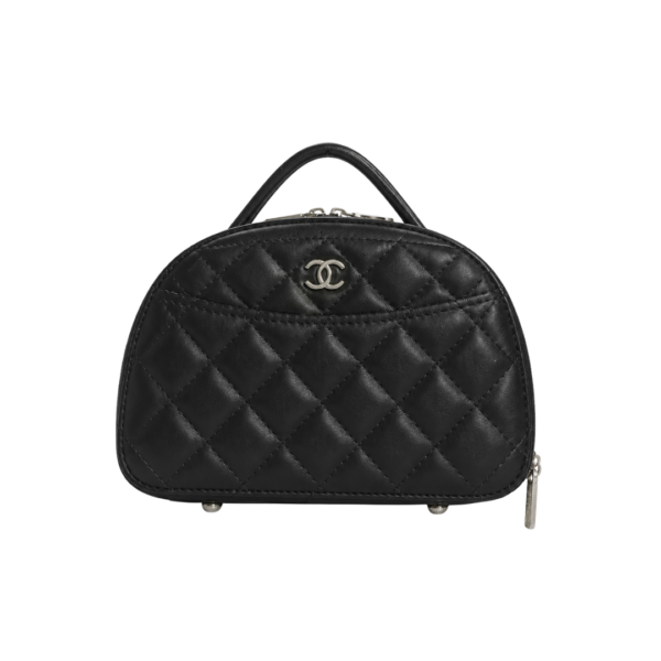 CHANEL Black Quilted Mini Handbag for Women