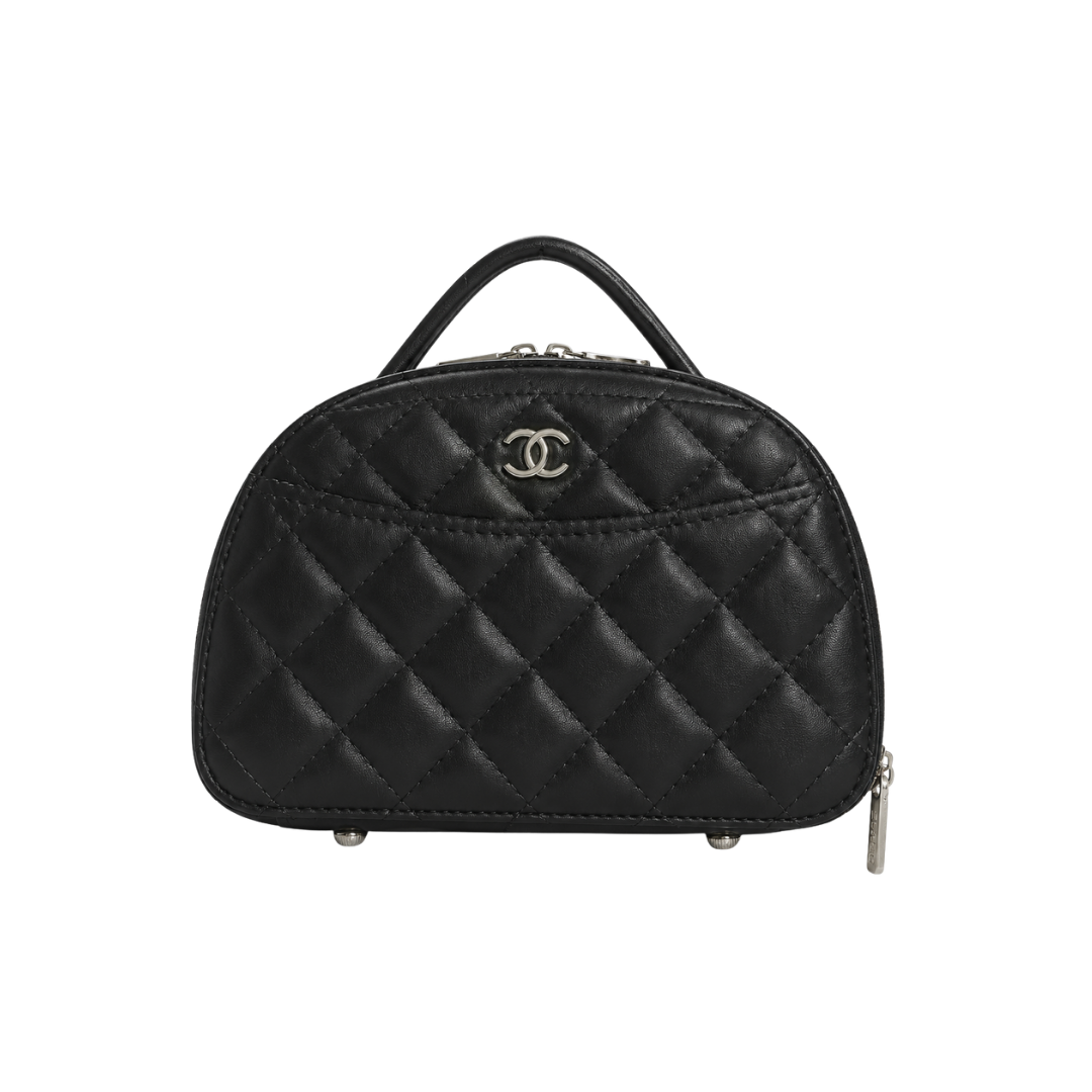 CHANEL Black Quilted Mini Handbag for Women