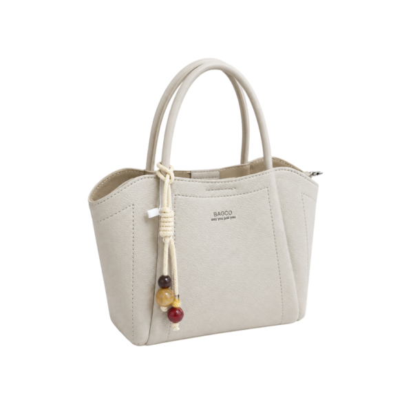 BAGCO Ivory Cream Handbag for Women