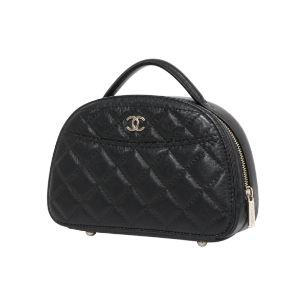CHANEL Black Quilted Mini Handbag for Women