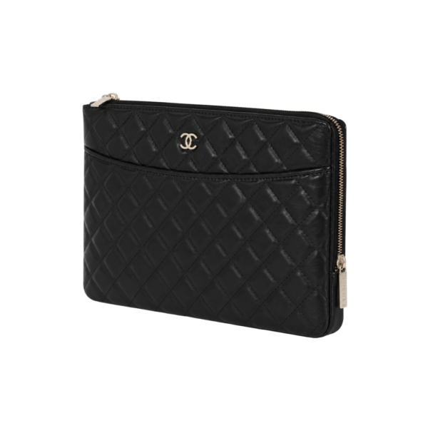 CHANEL Black Quilted Pouch for Women