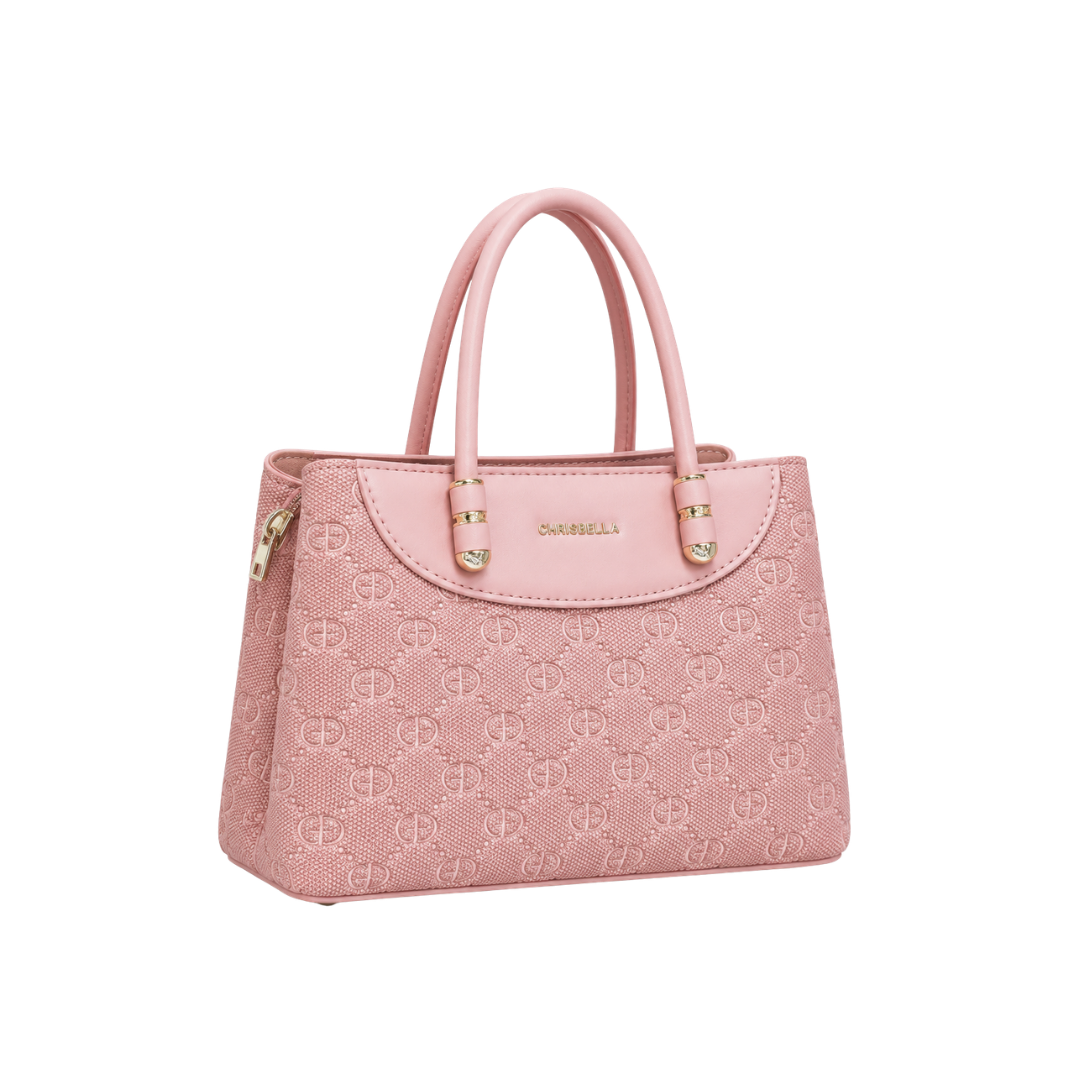 CHARISBELLA Blush Pink Handbag for Women