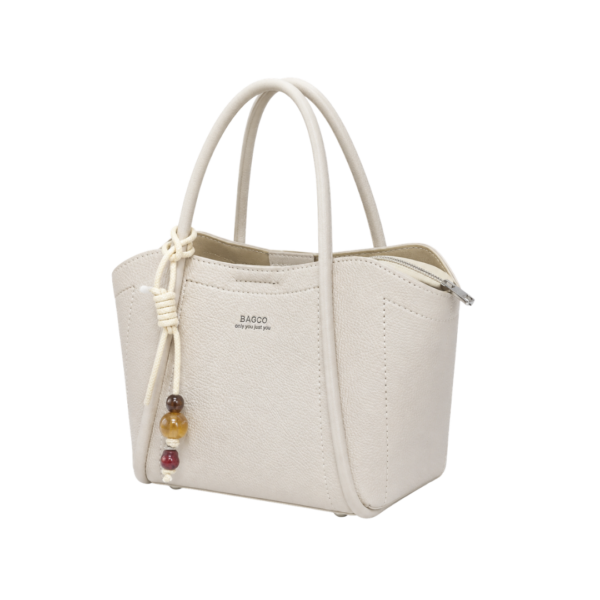 BAGCO Ivory Cream Handbag for Women