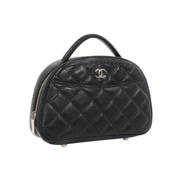 CHANEL Black Quilted Mini Handbag for Women
