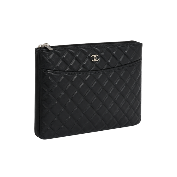 CHANEL Black Quilted Pouch for Women