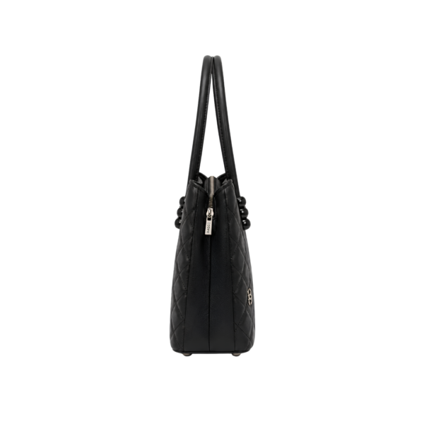 BAGCO Black Quilted Handbag for Women