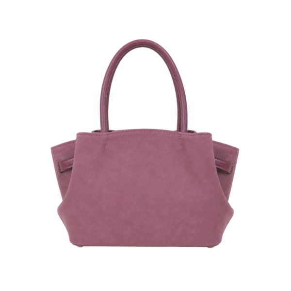 Dusty Rose Suede Handbag for Women