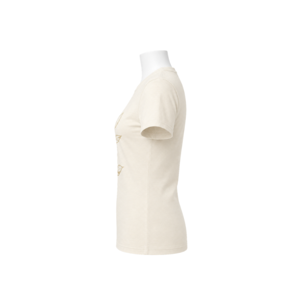 Gold leaf cream women’s T-shirt back view