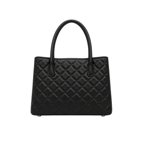 BAGCO Black Quilted Handbag for Women